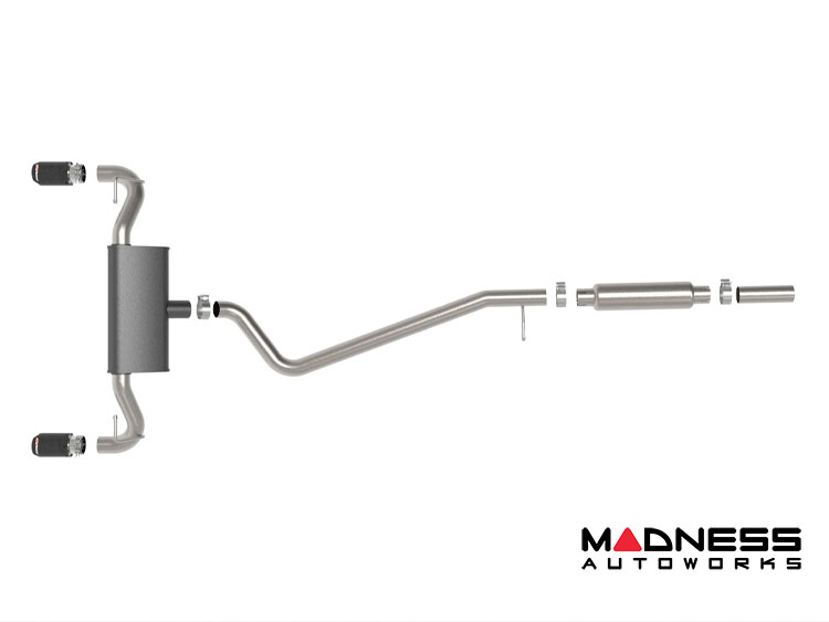 Ford Bronco Sport Performance Exhaust - Vulcan Series - Cat Back - Carbon Fiber Tip - aFe